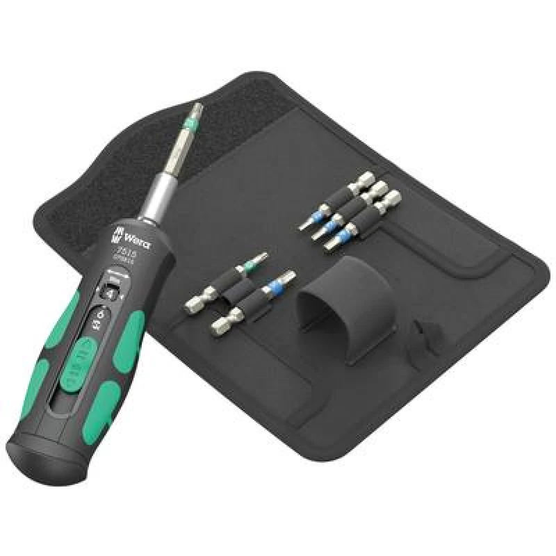 Image of Wera Wera 7515/7 Kraftform Safe-Torque Speed Bicycle 1 05075850001 Bit set 7 Piece TORX, Allen incl. screwdriver bit holder 05075850001