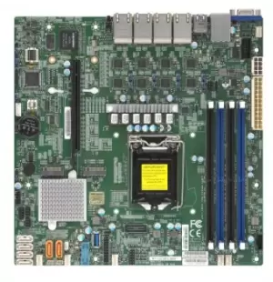 Image of X11SCM-LN8F - Motherboard - micro ATX - Motherboard - Intel Socket 1151 (Core i)