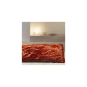 Image of Plush Plush-Rust 70cm x 140cm Rectangle - Orange