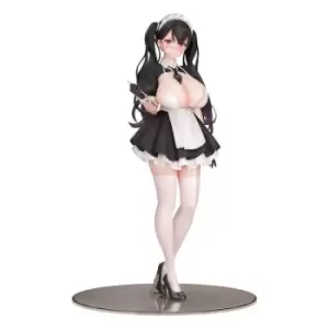 Image of Original Character Statue 1/6 Maid Cafe Waitress Illustrated by Popqn 27 cm