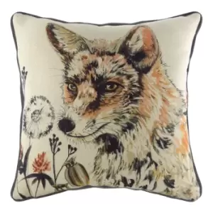 Image of Elwood Fox Cushion Multicolour, Multicolour / 43 x 43cm / Polyester Filled
