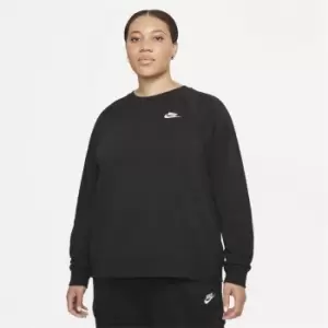 Image of Nike Sportswear Essential Womens Crew (Plus Size) - Black