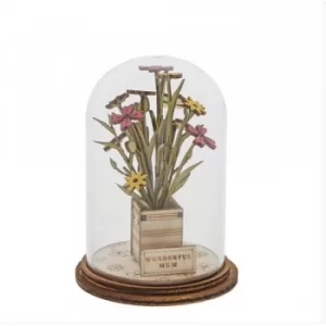 Image of Wonderful Mum Flower Figurine