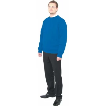 Image of 65/35 Premium Royal Blue Sweatshirt - Large - Tuffsafe