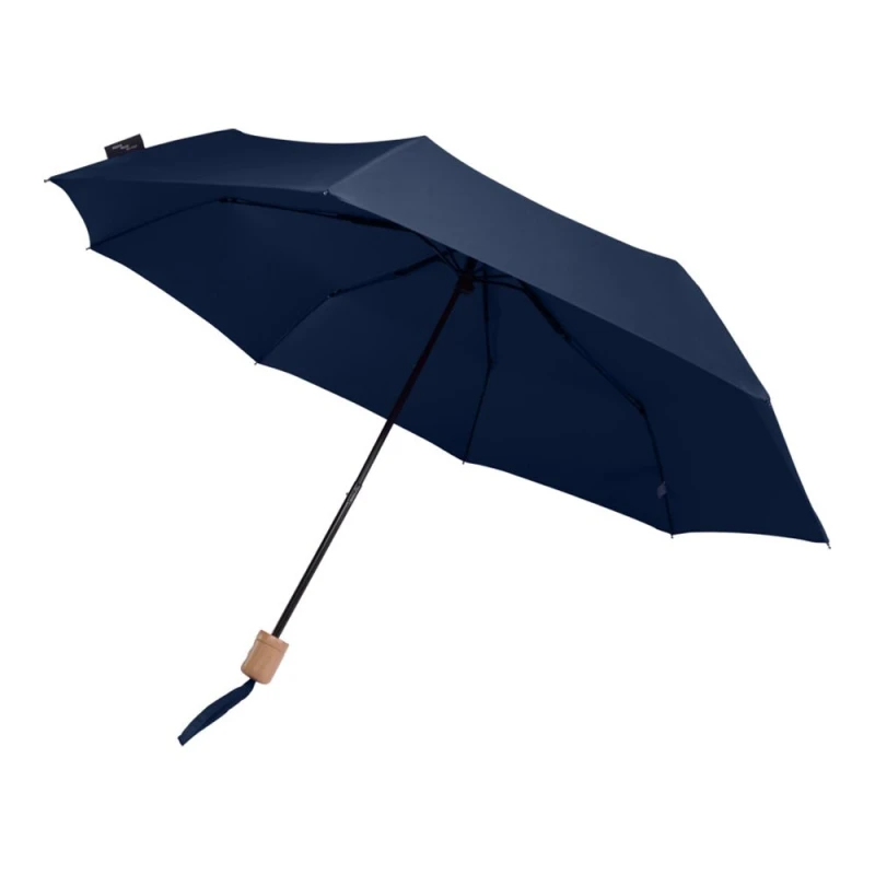 Image of Floso Mens Dane RPET Folding Umbrella in Navy Navy Male