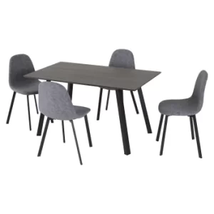 Image of Berlin Dining Set Black