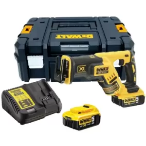 Image of DEWALT DCS367P2 18v XR Compact Brushless Reciprocating Saw - 2 x 5.0ah Battery