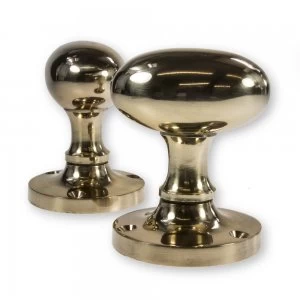 Image of LocksOnline Contract Oval Mortice Door Knob Set
