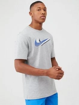 Image of Nike Swoosh T-Shirt - Grey