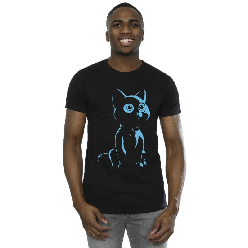 Image of Disney Men Lightyear Sox Cute Stare T-Shirt in Black Size: Small Black S Male 5059934460652