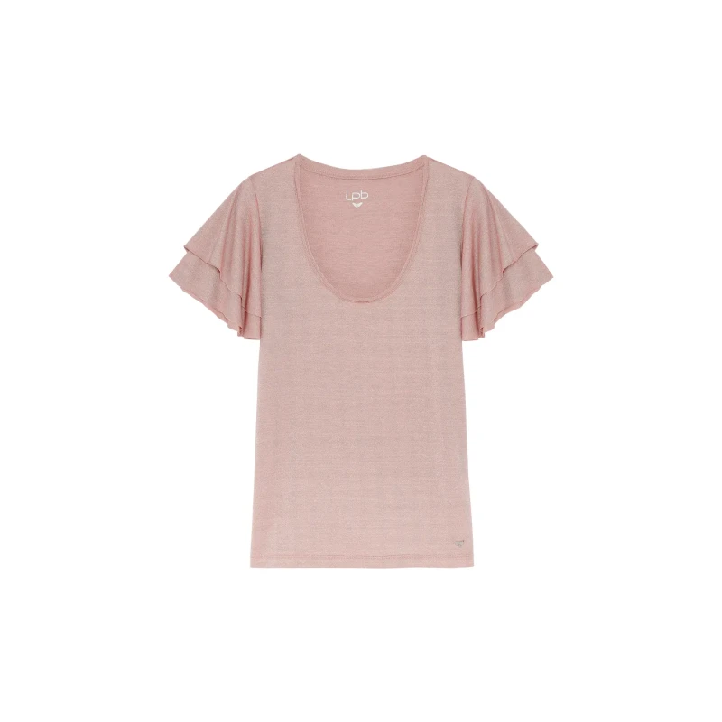 Image of Les Petites Bombes Womens T-Shirt Les Petites Bombes Fetta Rose Female M