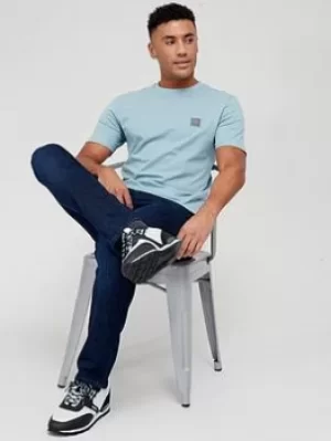 Image of Hugo Boss Tales 1 Chest Logo T-Shirt Turquoise Size M Men