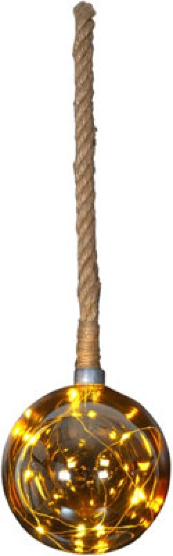 Image of Xmas Haus LED Glass Ball/Globe Light Festive Decoration Gold