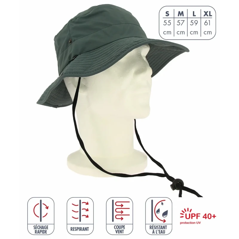 Image of Bob anti-uv Elementerre Alouette Gris Unisex L (59 cm)