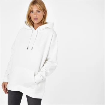 Image of Jack Wills Overhead Longline Hoodie - White