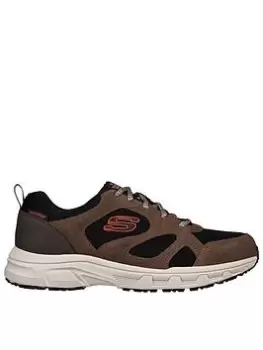 Image of Skechers Oak Canyon Shoe, Brown/Black, Size 7, Men