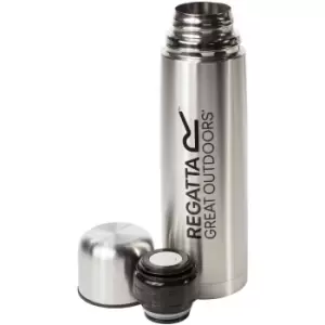Image of Regatta 1 Litre Stainless Steel Push Release Vacuum Flask One Size