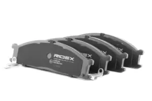 Image of RIDEX Brake pad set FORD,NISSAN,SUBARU 402B0399 26296AA050,26296AA051,586106234 5861062340,586106235,5861062350,586106236,5861062360,586106238,D106