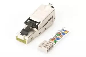 Image of Digitus Shielded RJ45 connector for field assembly