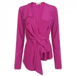 Image of By Malene Birger Drapilila Blouse - Clear Pink