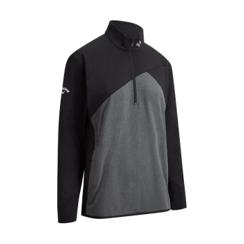 Image of Callaway Zip Pullover Mens - Caviar