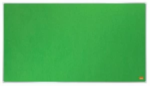 Image of Nobo Impression Pro Widescreen Green Felt Board 710x400mm