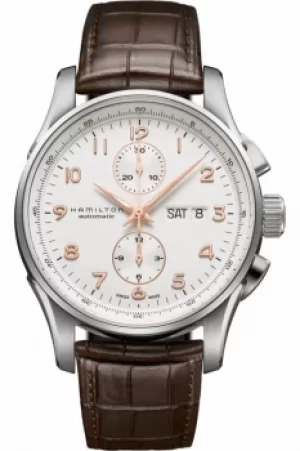 Image of Mens Hamilton Jazzmaster Maestro Automatic Chronograph Watch H32766513