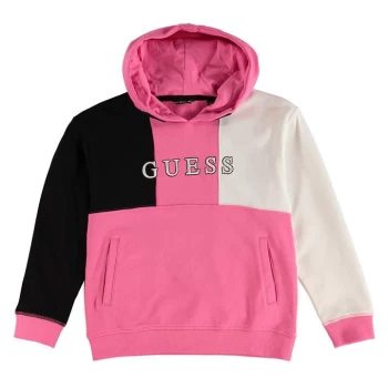 Image of Guess Colour Block OTH Hoodie - Pink