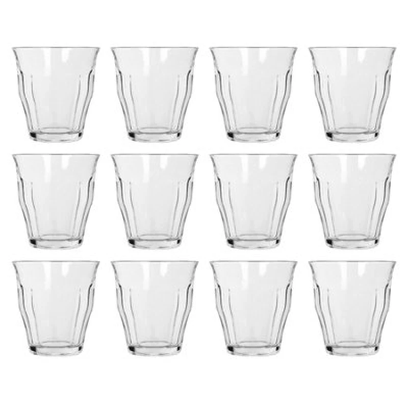 Image of Argon Tableware Fluted Water Glasses - 210ml - Pack Of 12
