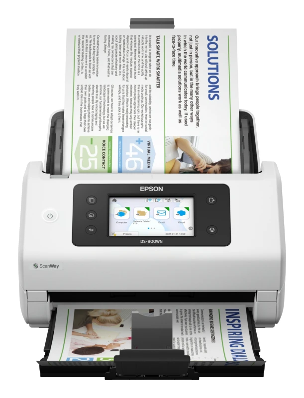 Image of Epson WorkForce DS-900WN Sheet-fed scanner 600 x 600 DPI A4 White