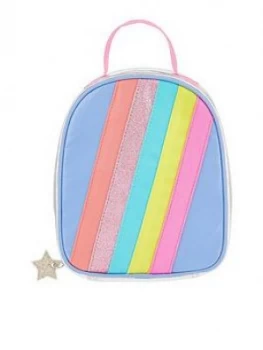 Image of Accessorize Girls Rainbow Lunch Bag - Multi