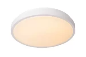 Image of Dasher Modern Flush ceiling light Bathroom - Ø34,8cm - LED - 1x18W 2700K - IP44 - White
