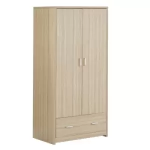 Image of Babymore Luno Veni Wardrobe Oak Effect