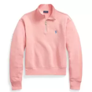 Image of Polo Ralph Lauren Half Zip Sweater - Pink