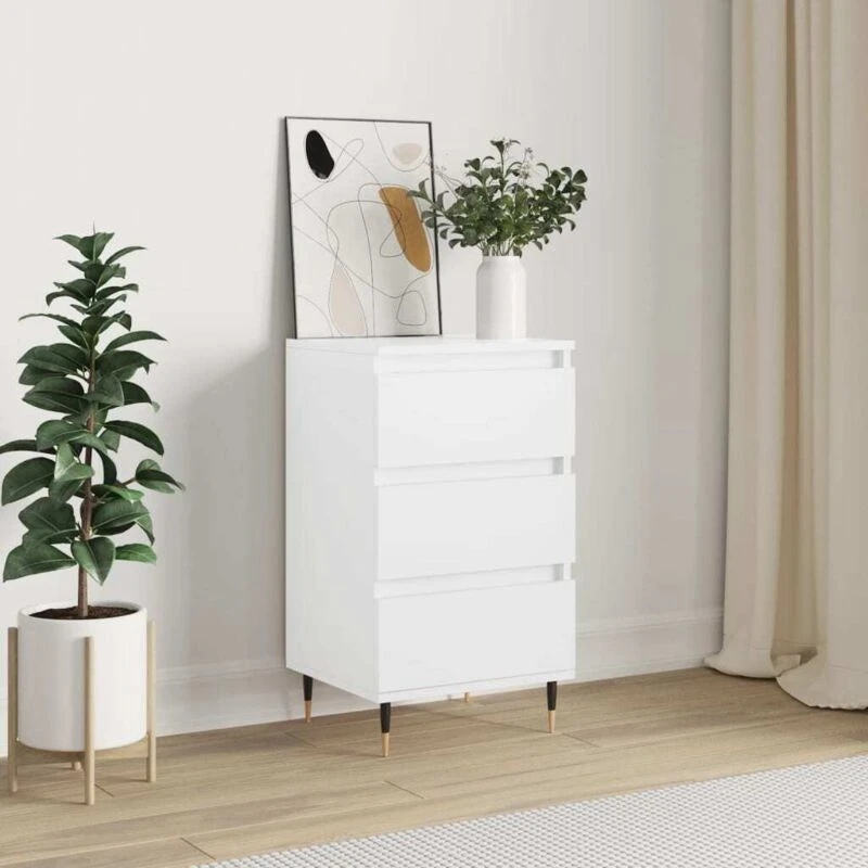Image of VIDAXL Sideboard White 40x35x70cm Engineered Wood Vidaxl 831084