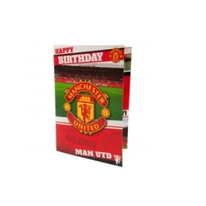 Image of Manchester United FC Musical Birthday Card