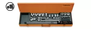 Image of Beta Tools 671N/C30 21pc 1/2" Dr 60-300Nm Torque Bar & Accessory Set 006710130