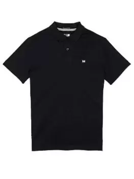 Image of Weekend Offender Monteray Black Colour Jersey Polo Shirt, Black Size XL Men