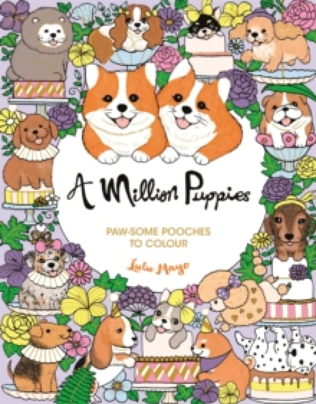 Image of A Million Puppies : Paw-some Pooches to Colour Paperback / softback