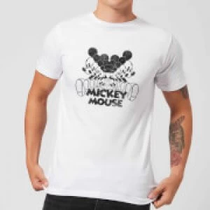 Image of Disney Mickey Mouse Mirrored T-Shirt - White - S