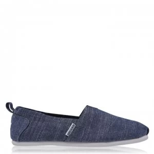 Image of SoulCal Long Beach Mens Canvas Slip Ons - Chambray