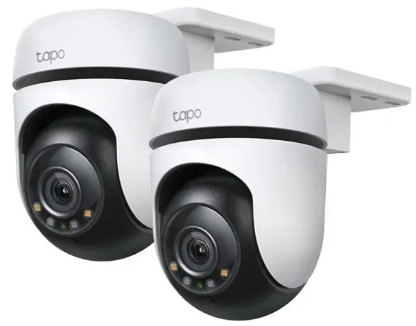 Image of TP Link Tapo C510W Outdoor Pan/Tilt Security WiFi Camera - 2-Pack TAPO C510W * 2/KTO