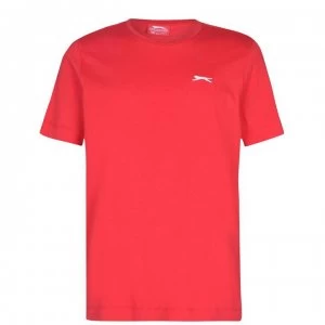 Image of Slazenger Plain T Shirt Mens - Red