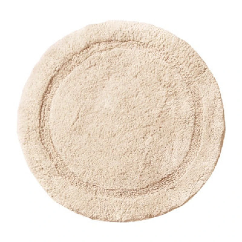 Image of Allure Bath Fashions Round Bath Mat Non-Slip - Stone