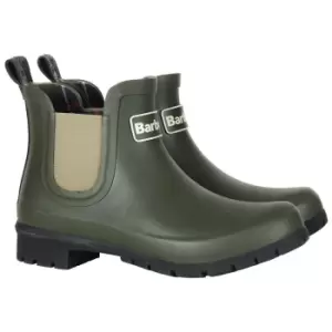 Image of Barbour Womens Kingham Wellington Boots Olive 9