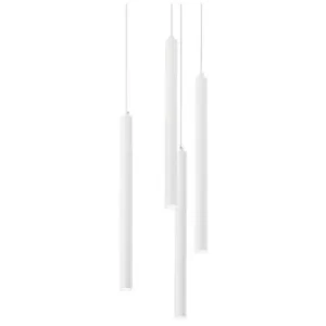 Image of Ideal Lux LED Decorative Cluster Pendant Light White, 3000K