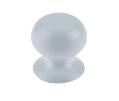 Image of Jedo Plain Porcelain Cabinet Knob