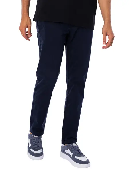 Image of HUGO David222D Chino Trousers Dark Blue 30W x 32L