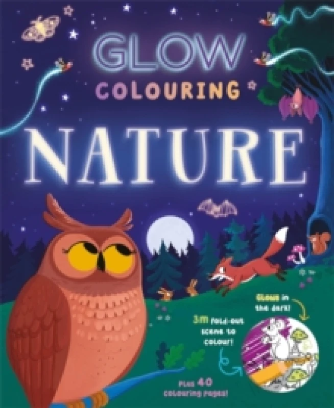 Image of Glow Colouring: Nature Paperback / softback