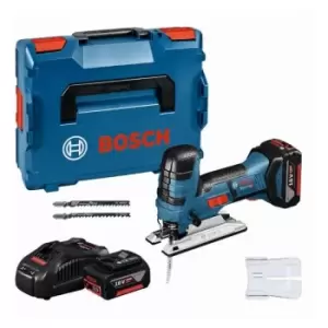 Image of 18v gst 18 v-li s Cordless Jigsaw Barrel Grip Handle Lithium Ion 2x4 .0ah - Bosch
